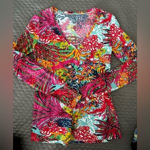 Lilly Pulitzer Cotton Long Sleeve Shirt